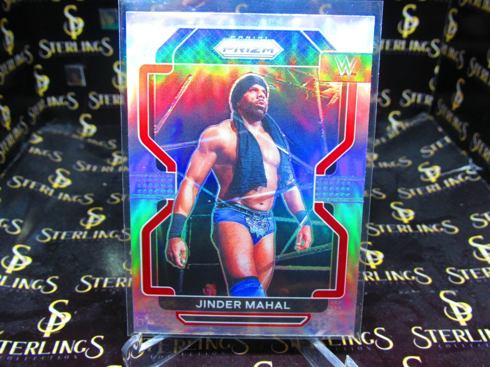 2022 PANINI WWE PRIZM Jinder Mahal SILVER PARALLEL SUPERSTAR