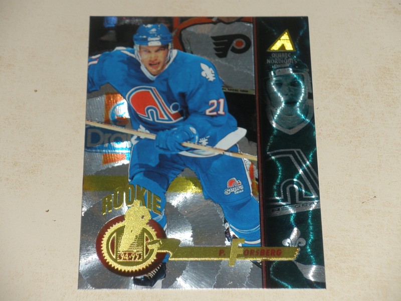 Peter Forsberg Hockey Card Database - Newest Products will be shown