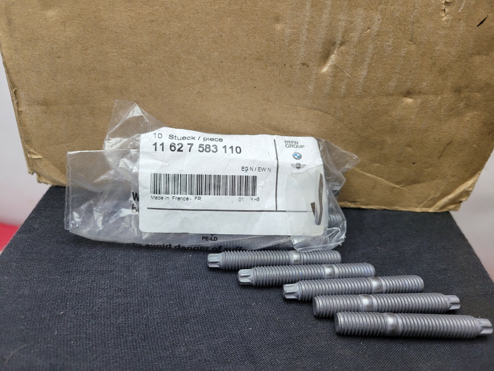 OE BMW 11627583110 Torx-Head Threaded Stud | Genuine OEM