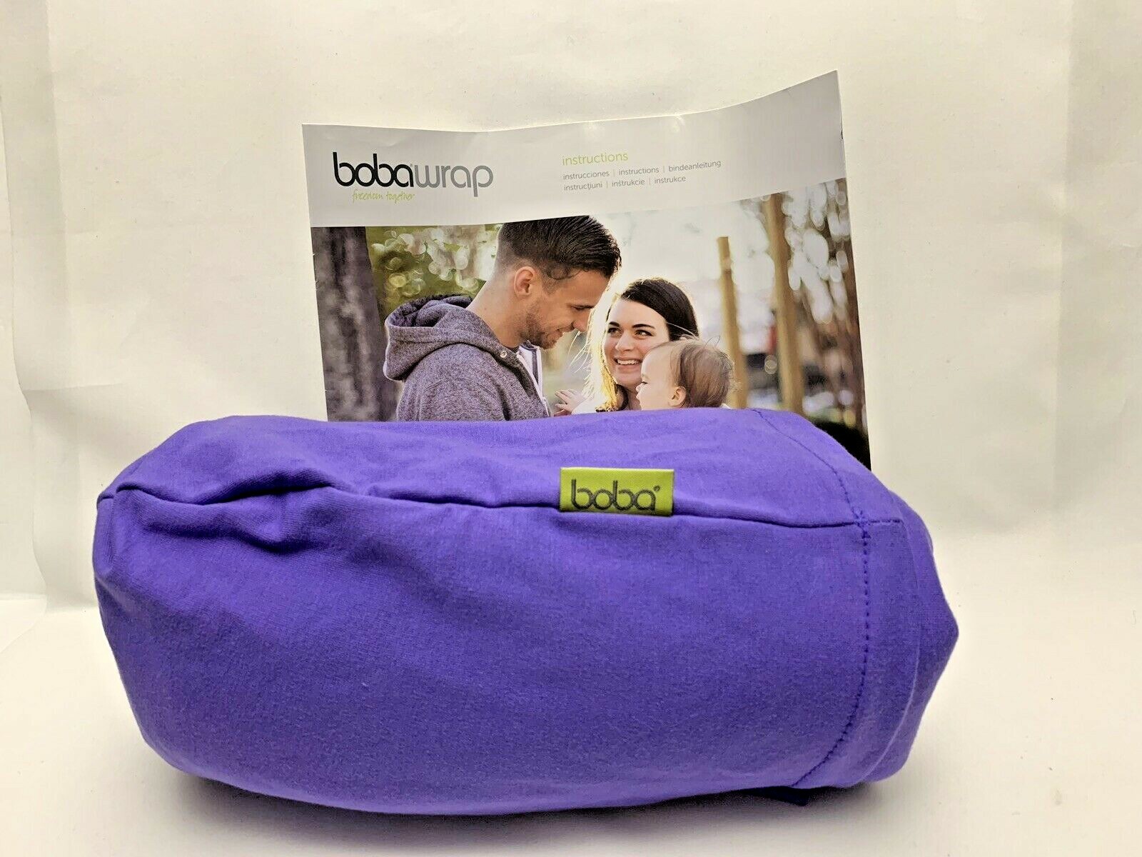 Boba Baby Toddler Carrier & wrap Combo 0-36 Months 7-35 lbs Purple HTF Rare New