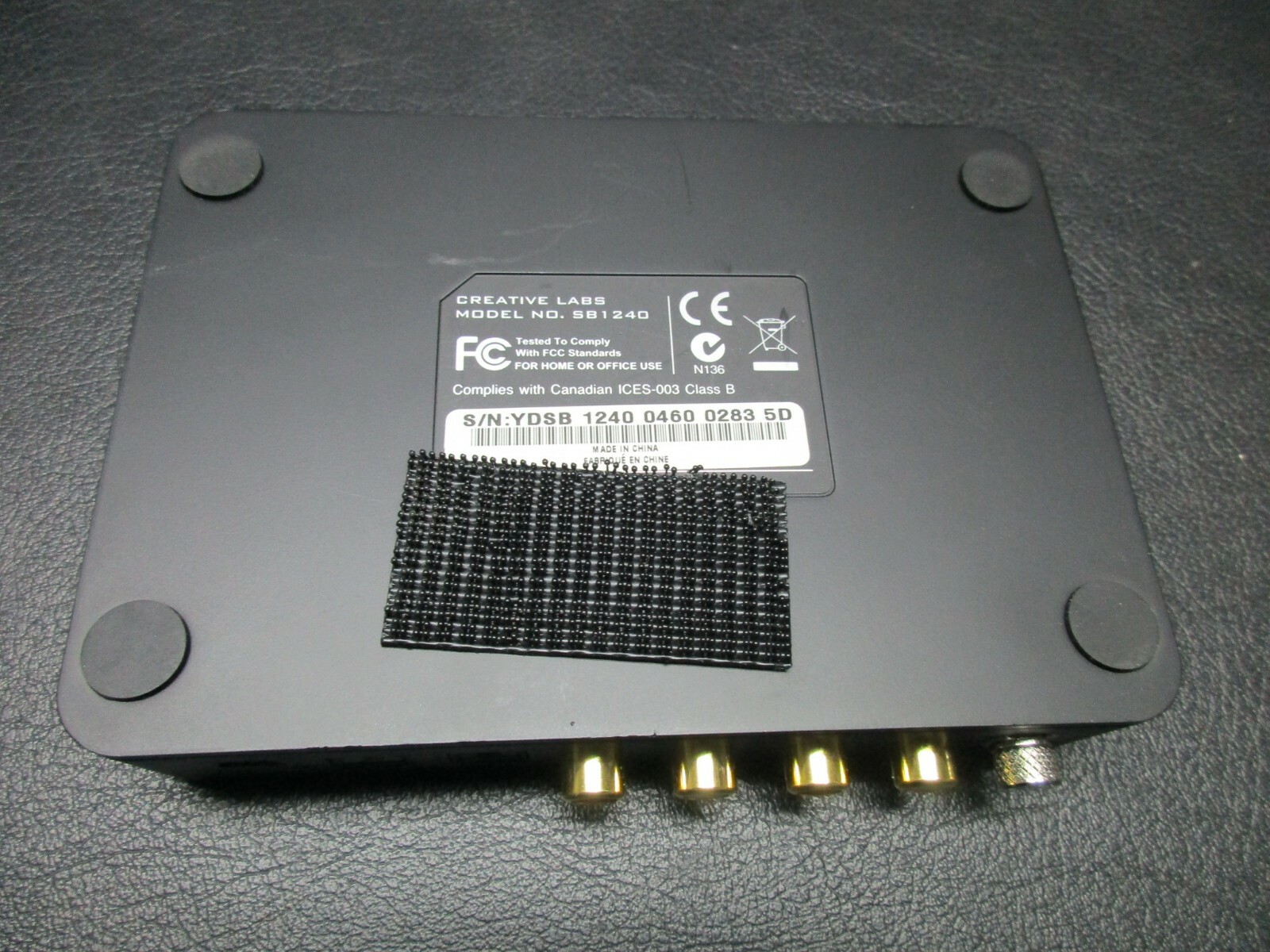 CREATIVE LABS SB1240 Sound Blaster SBX USB Audiophile Sound Card