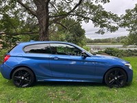 BMW 120 d M-SPORT 3 DOOR ++AUTOMATIC++, ESTORIL BLUE , RED LEATHER , PX