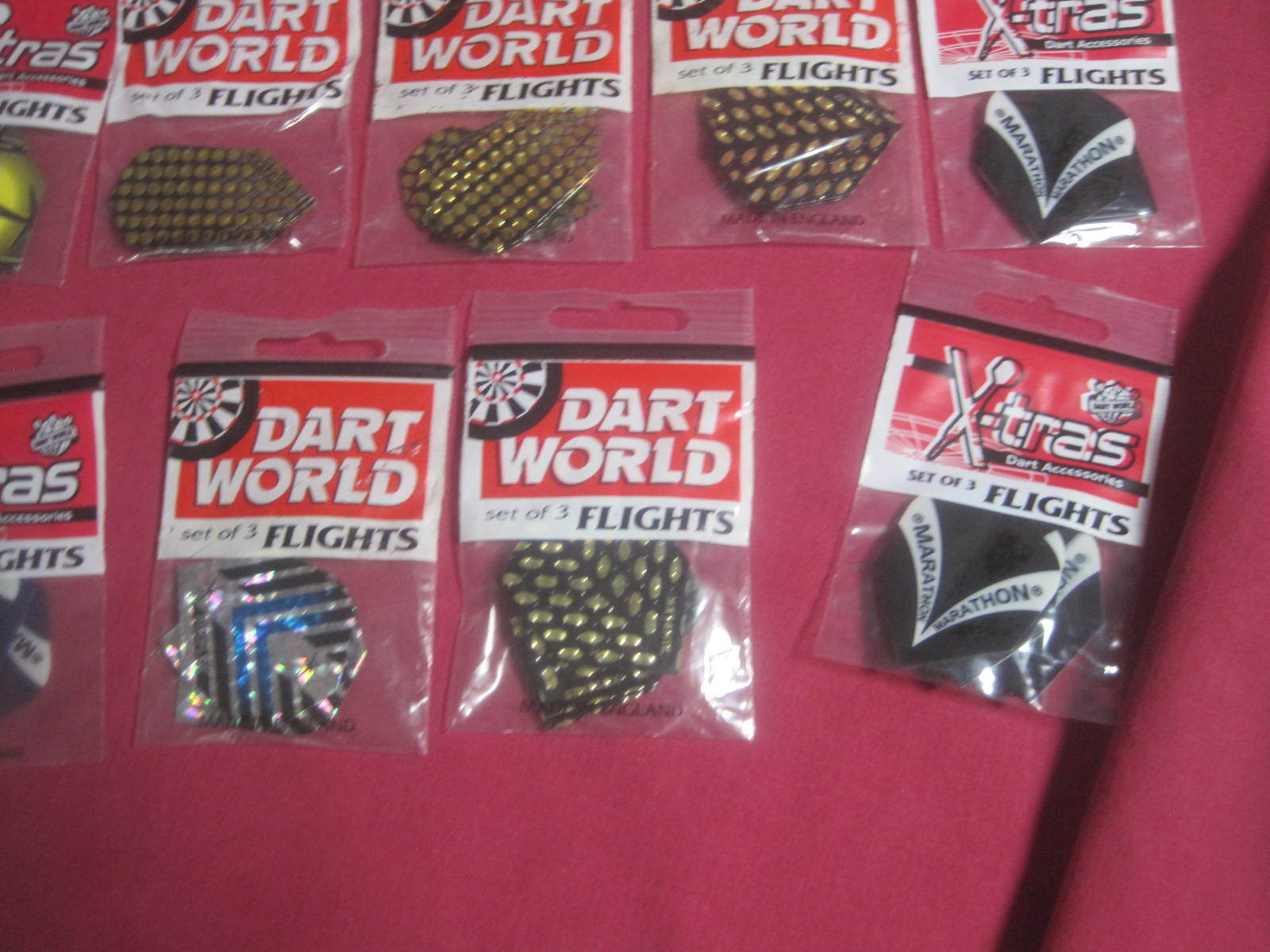 Lot of 19 Sets (3 flights per packa) Dart World Flights - NEW - Check out pics!
