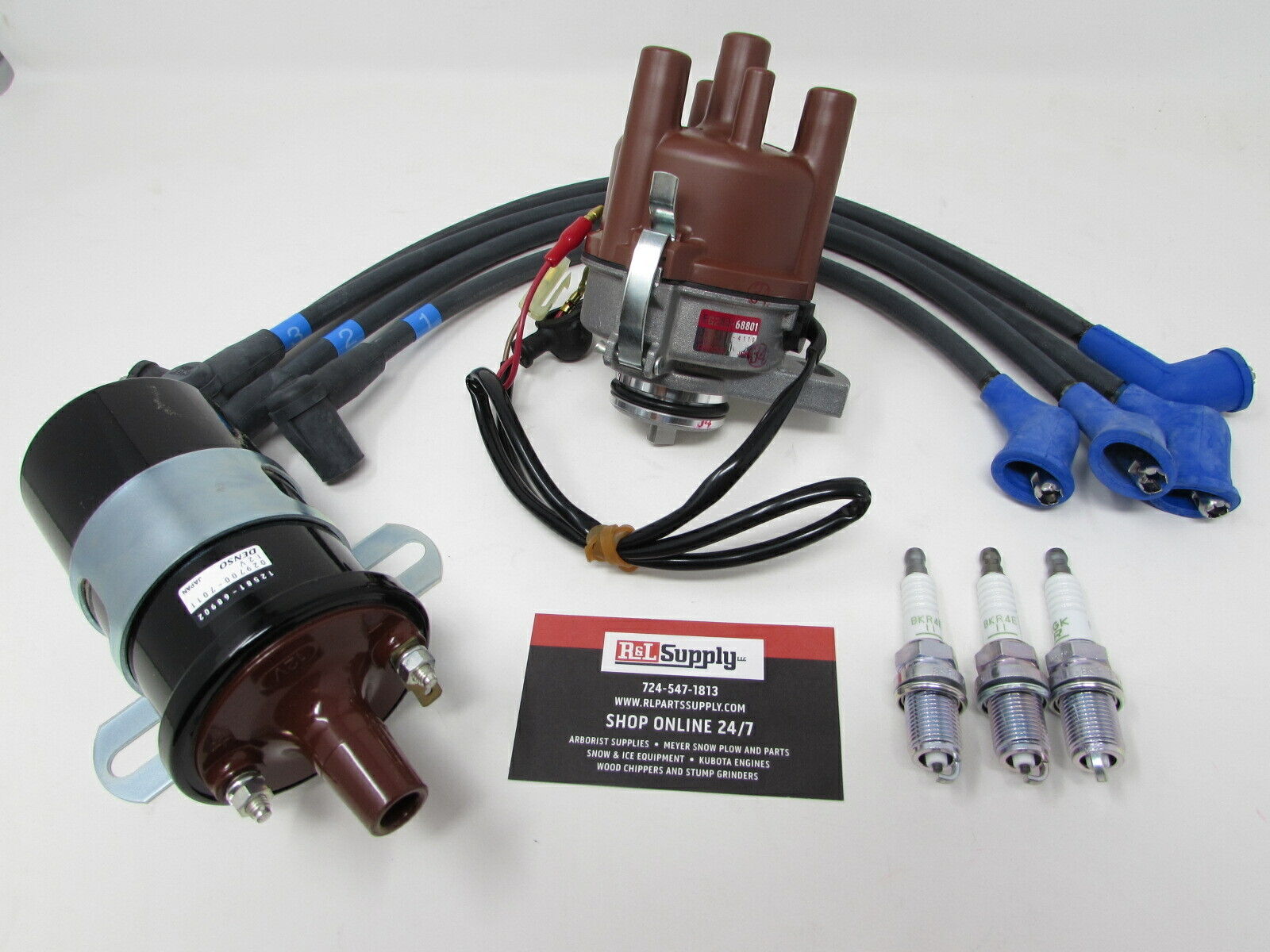 KUBOTA ENGINE DISTRIBUTOR COIL PLUGS & WIRES WG600 WG750 KUBOTA ENGINE DISTRIBUTOR COIL PLUGS & WIRES WG600 WG750