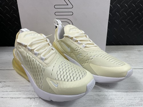 Pre-owned Nike Air Max 270 Women's Coconut Milk White/yellow Dj5991-100 Sz 10.5