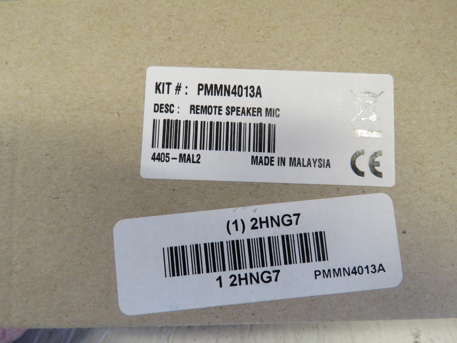 Motorola PMMN4013A Remote Speaker Wired Professional Microphone