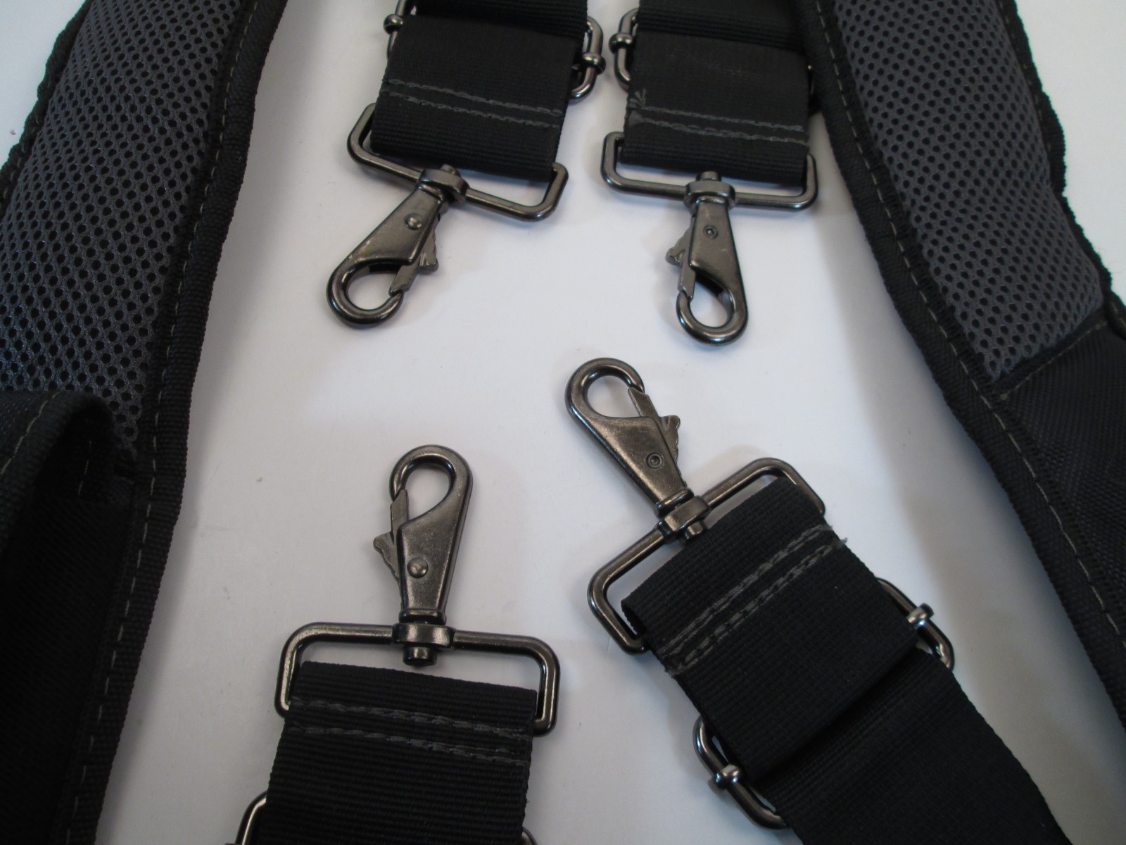 DEAD ON Tools  Tool Belt Harness Suspenders Black Adjustable