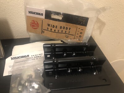Yakima #08001 Wide Body Brackets and Mounting Hardware New For Camper Shell OOP