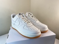 nike air force 1 all white gum bottom