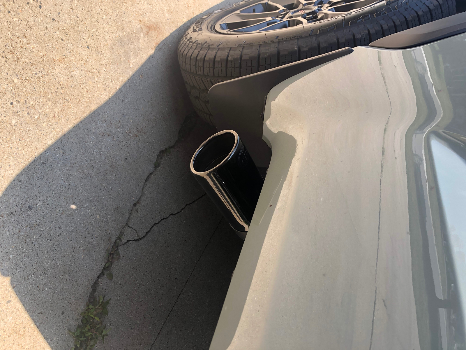 2024 BLACK Chrome Exhaust Tip Genuine Toyota Accessory PT932