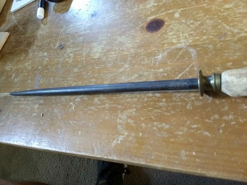 Antique Sharpening Steel - I Wilson - Sycamore St Sheffield England - Extra Long