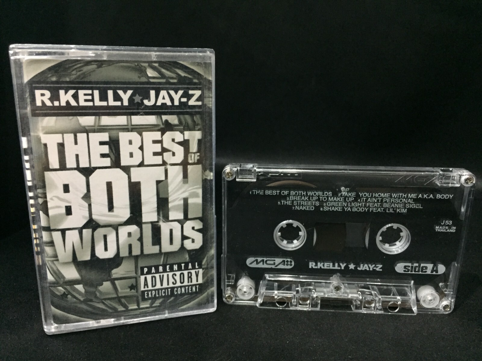 Jay-Z R. Kelly The Best of Both Worlds Cassette Tape (Jive