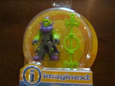 Fisher-Price Imaginext Monsters Monster Alien brain eraser staff cape martian 