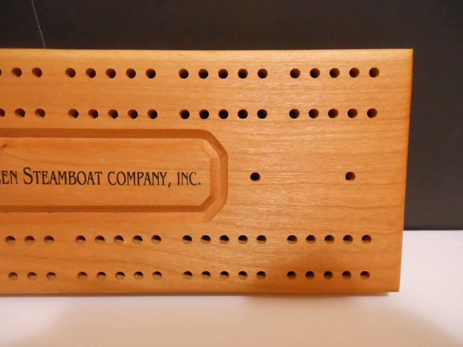 2 Player Wooden Cribbage Board Noncontinuous Channel Craft Made in U.S.A.