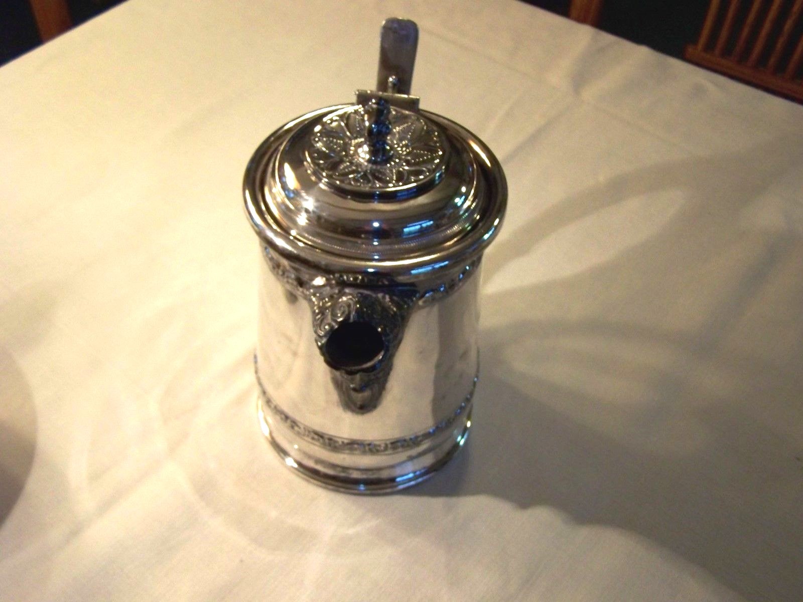 STERLING SILVER PLATED TEA/COFFEE POT