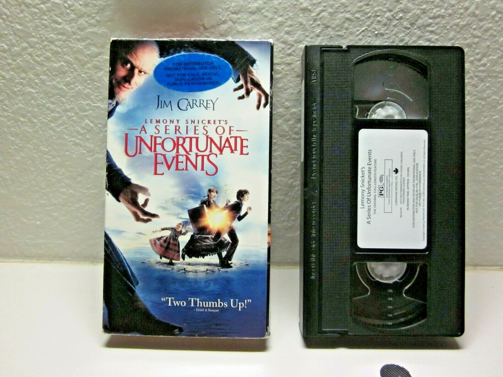 Lemony Snickets A Series of Unfortunate Events (VHS, 2005) Late Release Promo Lemony Snickets A Series of Unfortunate Events (VHS, 2005) Late Release Promo