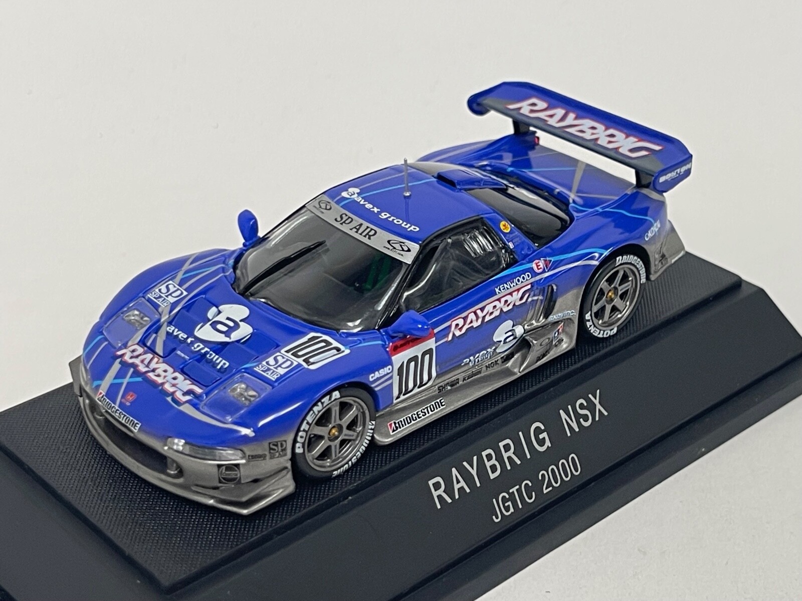 1/43 Ebbro Raybrig Honda NSX JGTC 2000 car #100 #129. CS999 1/43 Ebbro Raybrig Honda NSX JGTC 2000 car #100 #129. CS999