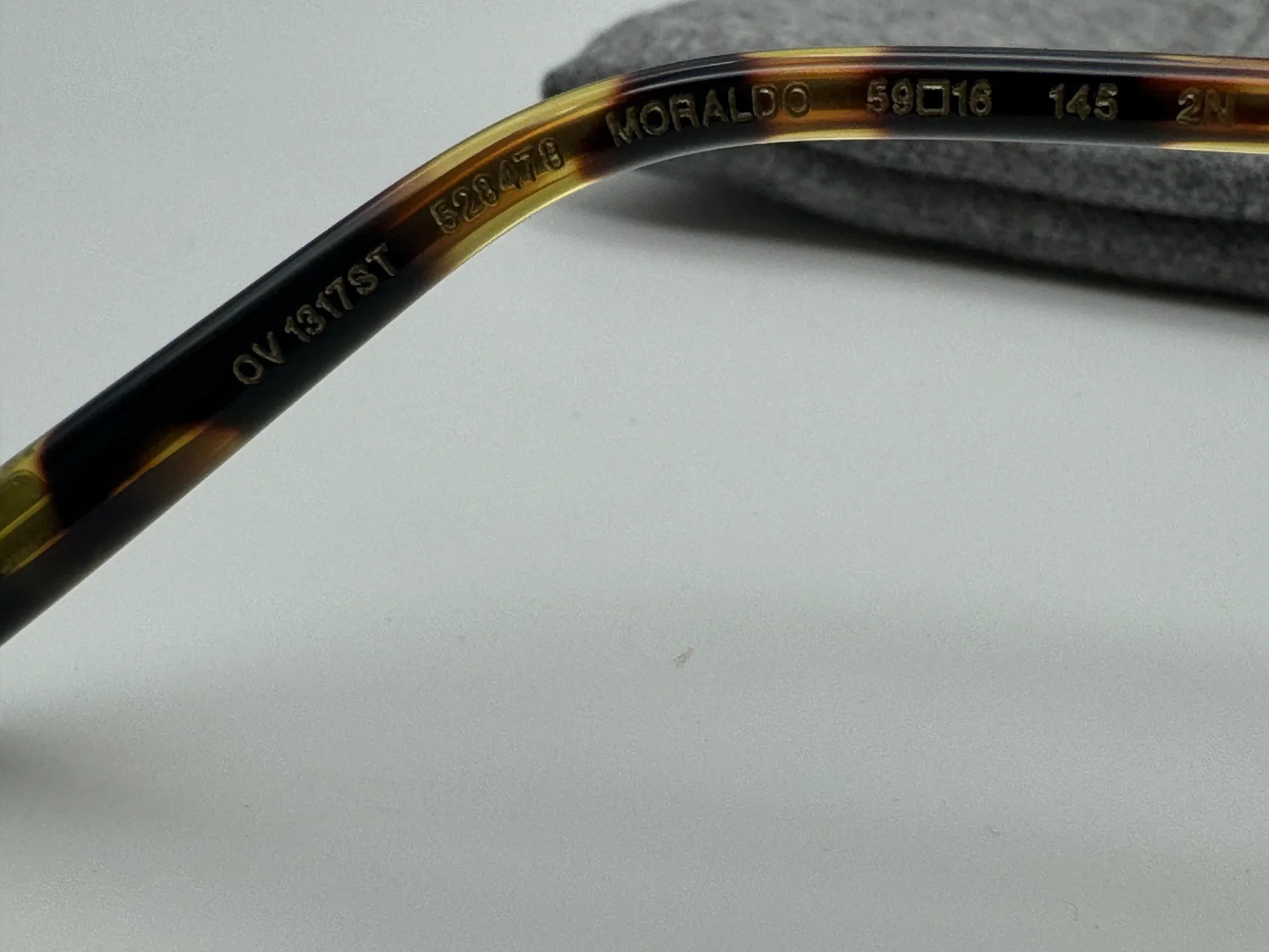 Pre-owned Oliver Peoples Moraldo 59mm Ov 1317 Antique Gold / Cognac Gradient Brunello In Cognic