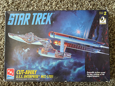 Star Trek Cut-Away U.S.S. Enterprise NCC-1701 AMT/Ertl #8790  New Open Box