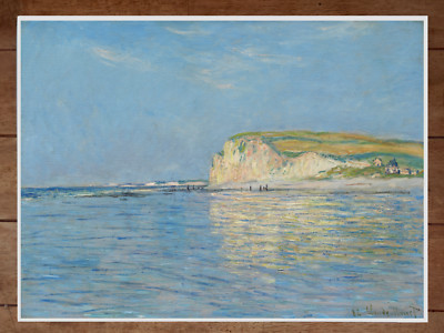 Low Tide at Pourville, near Dieppe (1882) by Claude Monet Poster 18x24in