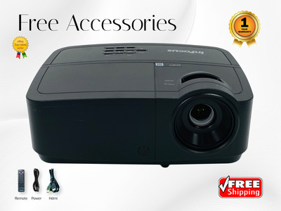 InFocus IN2124 - DLP Projector 3200 Lumens HD PC 3D Ready HDMI + 1 Year Warranty