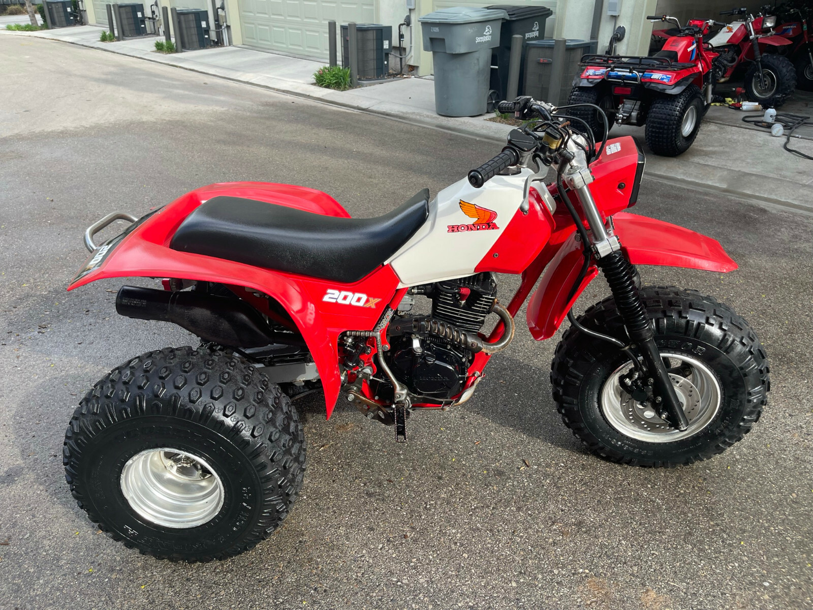Rare 1984 Honda Atc200x Atv Three Wheeler Classic Used Honda Atc200x