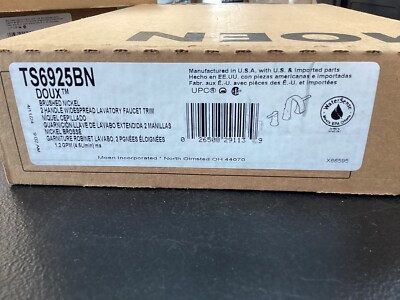 NEW Moen TS6925BN Doux Brushed Nickel 2-Handle High Arc Bathroom Faucet B37