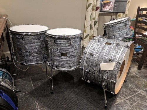 Pork Pie USA 24/13/16/18 Drum Set 3 Ply Maple/Poplar/Maple RARE One-Off Kit