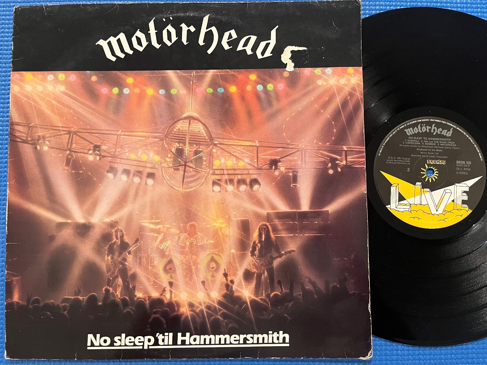 MOTORHEAD☆No Sleep 'Til Hammersmith UK Bronze オリジナル | www