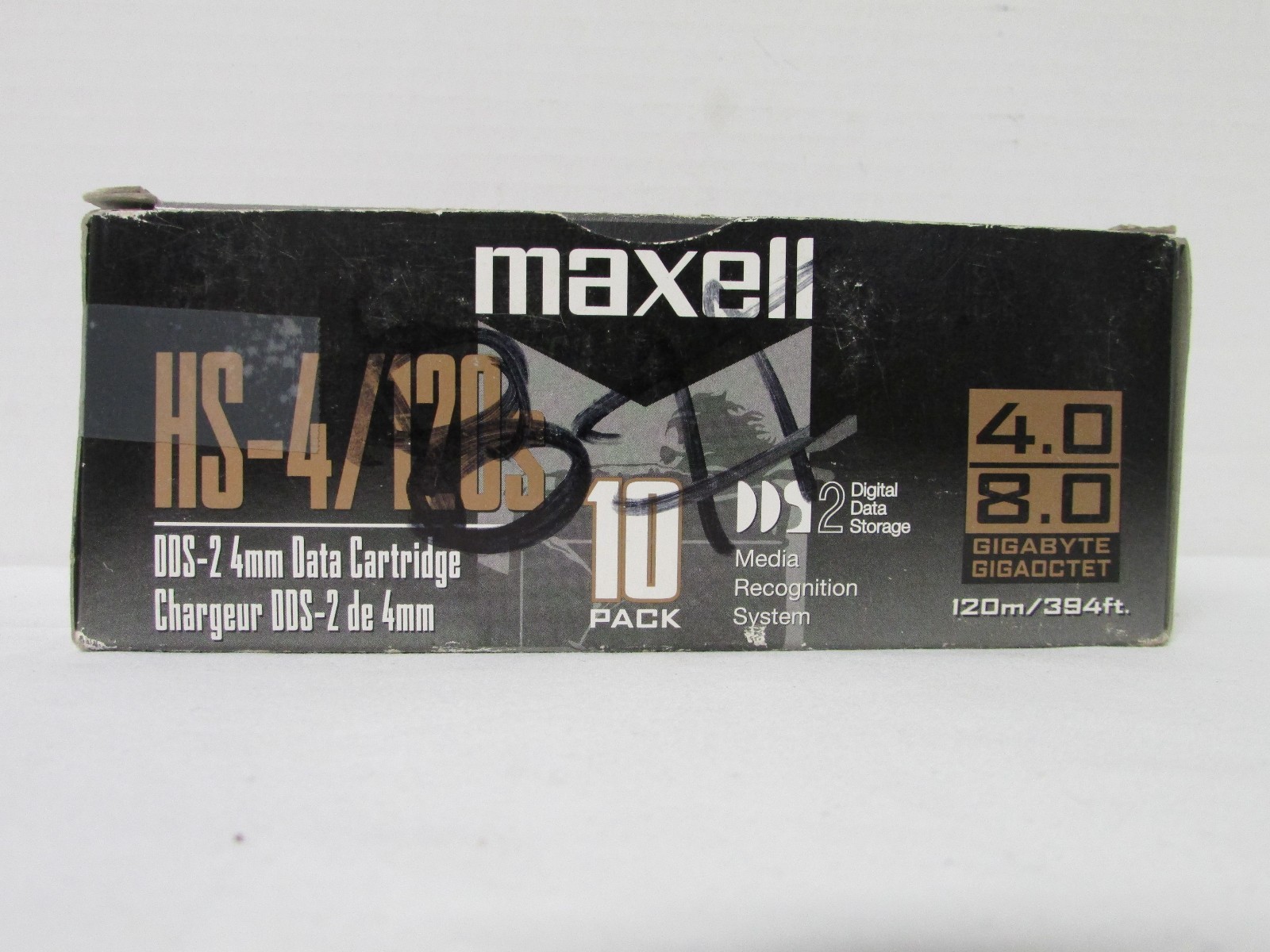 10 Pack of Maxell HS-4/120s Data Cartridge DDS-2 4mm Cartridge
