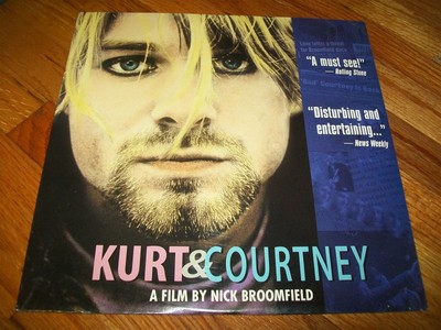 KURT & COURTNEY Laserdisc LD BRAND NEW SEALED VERY RARE GREAT DOCUMENTARY AND