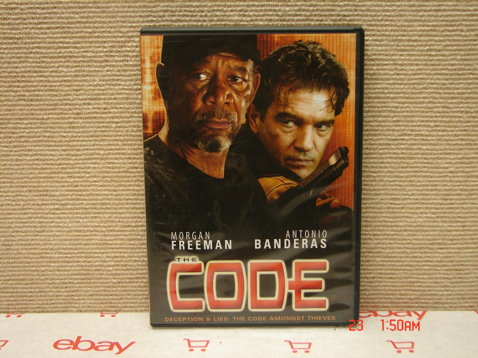 DVD The Code Morgan Freeman/Antonio Banderas #B1-8