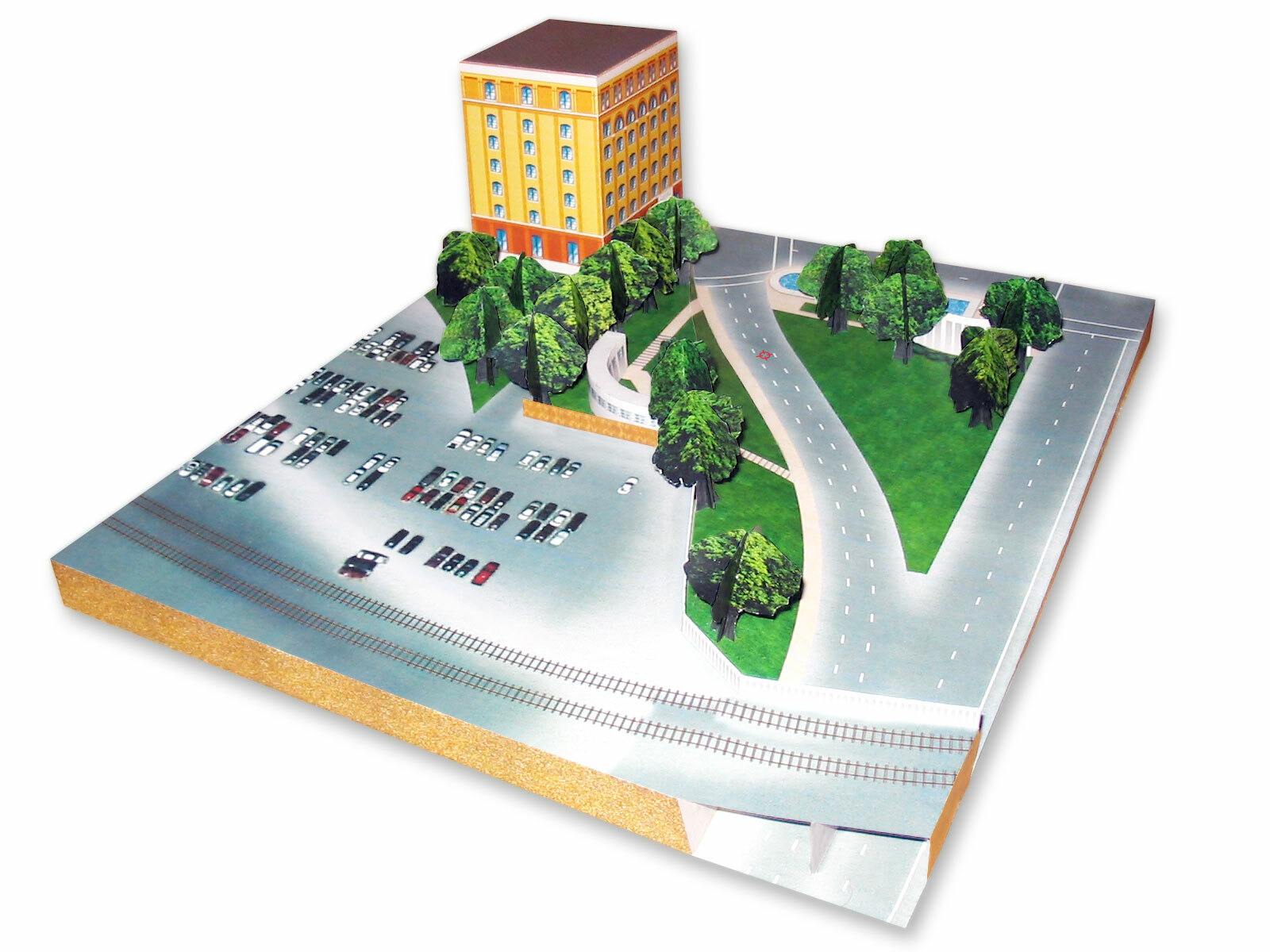 Dealy Plaza - Dallas, TX - President Kennedy Assassination - Paper Model Project