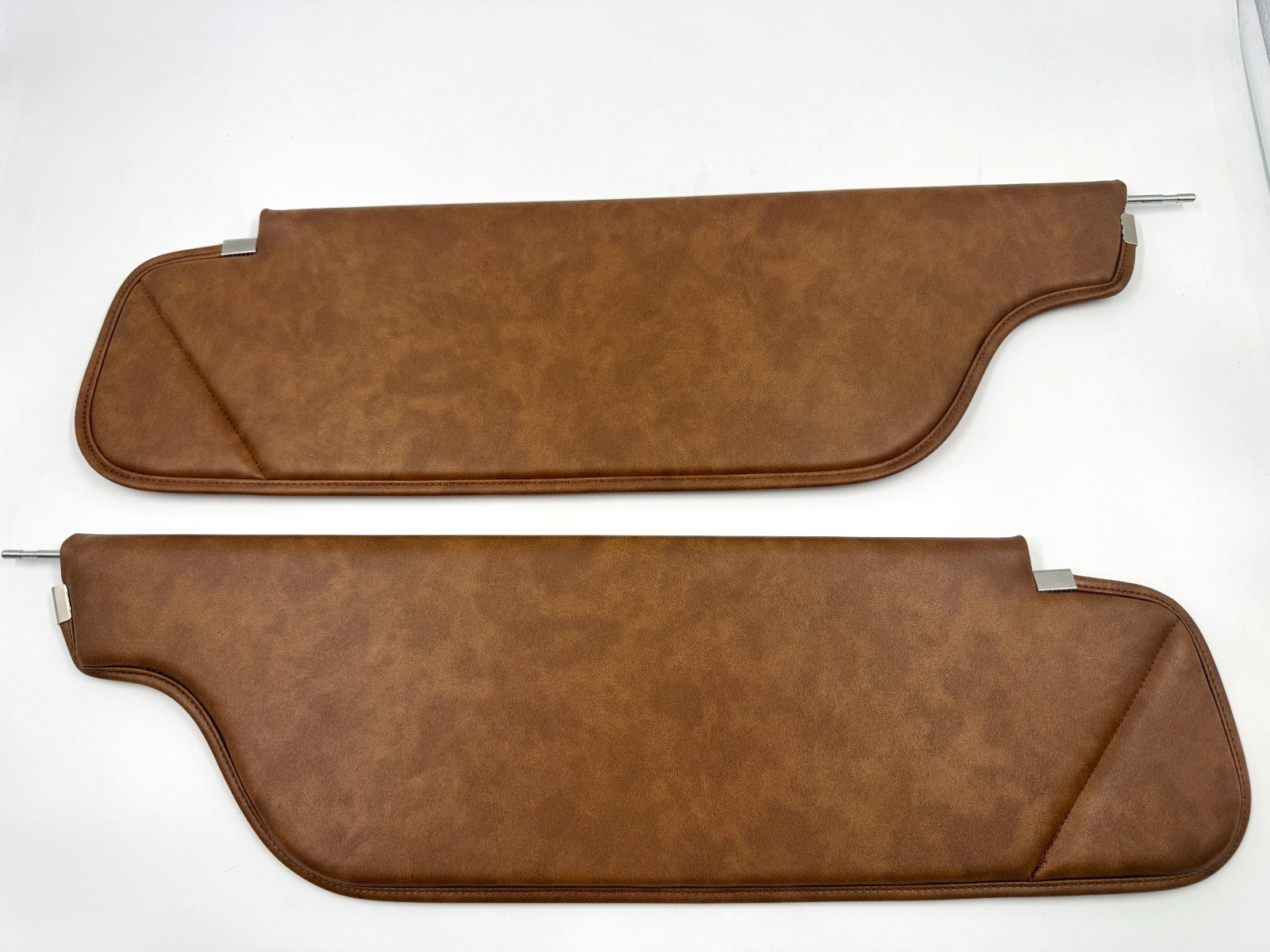 Saddle Brown TAN Sunvisor Set for 1971-1976 Cadillac Coupe DeVille Hardtop