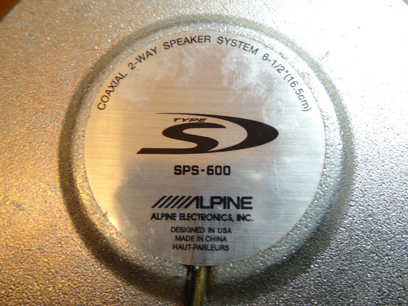 Alpine SPS-600 6.5