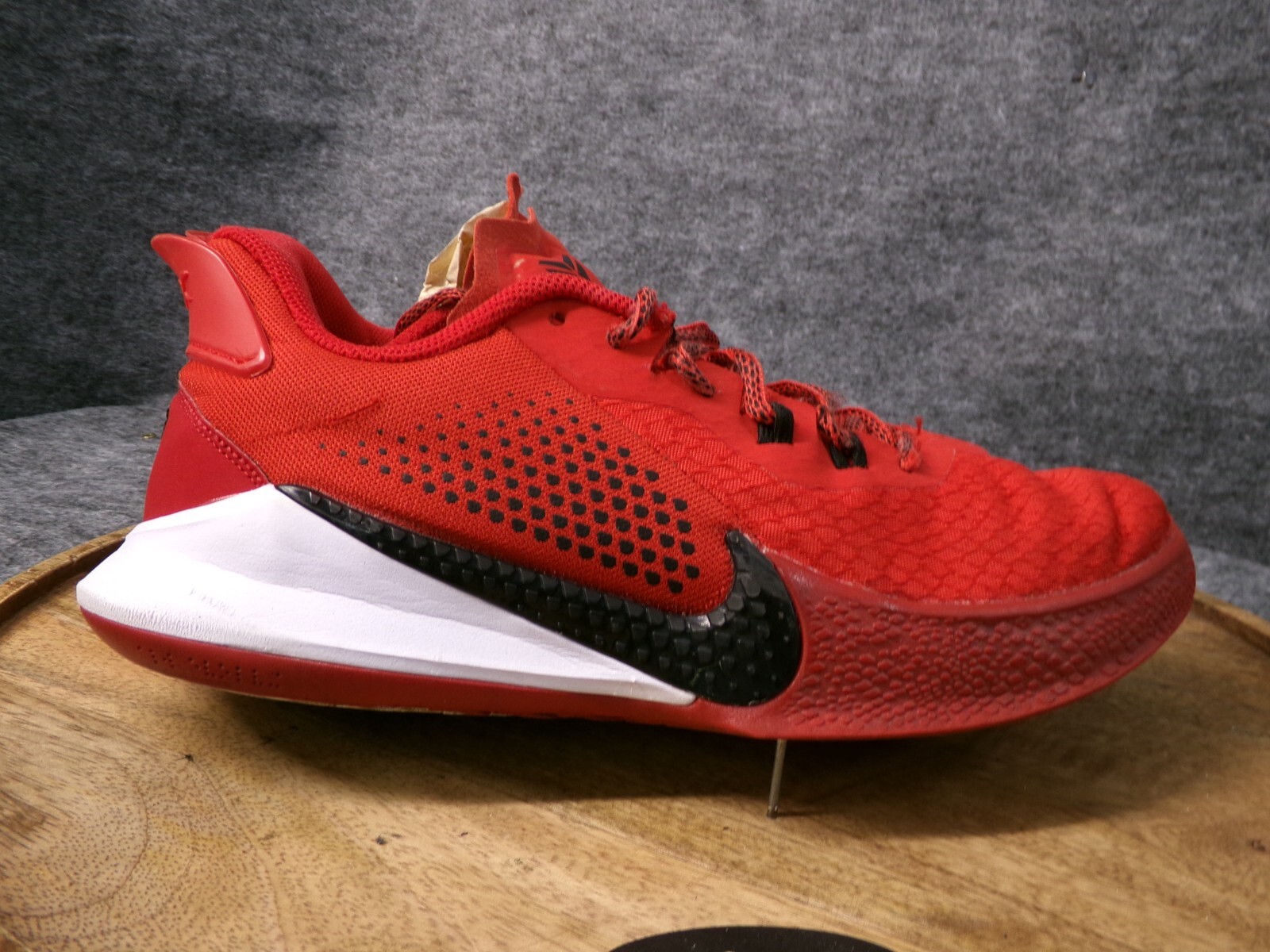 Nike Mens Mamba Fury University Red Athletic Shoes Sneakers