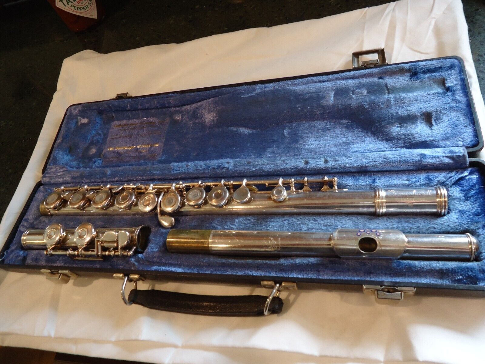 Vintage Gemeinhardt flute 1977-1982 2s Silver Serial 409623 Vintage Gemeinhardt flute 1977-1982 2s Silver Serial 409623