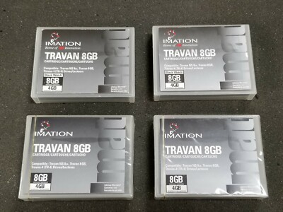Imation Travan 8GB Cartridge **Lot of 4**