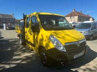 2016 Vauxhall Movano 2.3 CDTI BiTurbo ecoFLEX H1 Crew Cab Tipper 136ps EURO 6  C