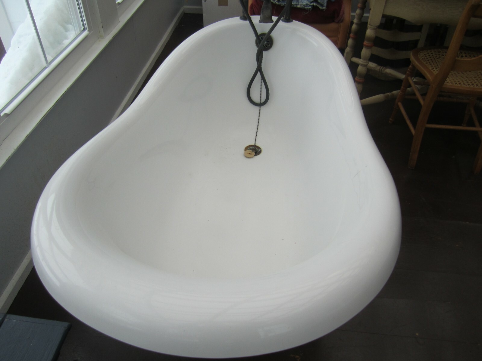 Slipper foot ACRYLIC bath tub