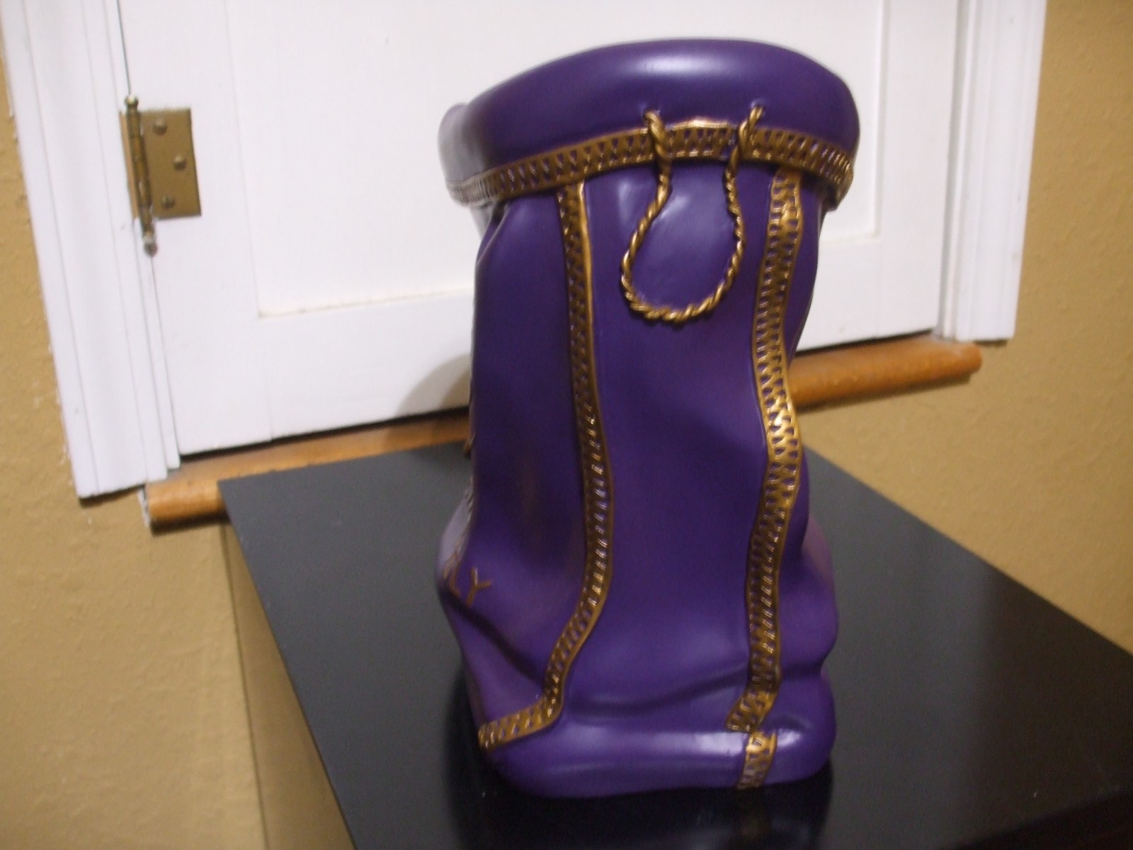 CROWN ROYAL WHISKY PURPLE TIP JAR NEW WHISKEY ADVERTISMENT DISPLAY BAR