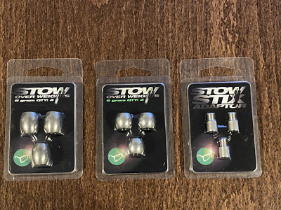 Korda Stow Weights And Magnetic Adapters Lot / Bundle Carp Fishing
