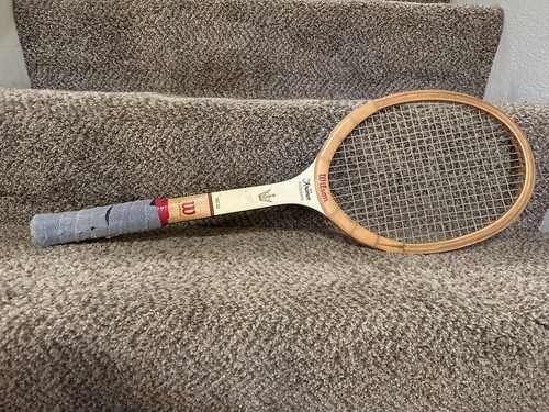 Vintage Wilson Jack Kramer Autograph Wood Tennis Racquet