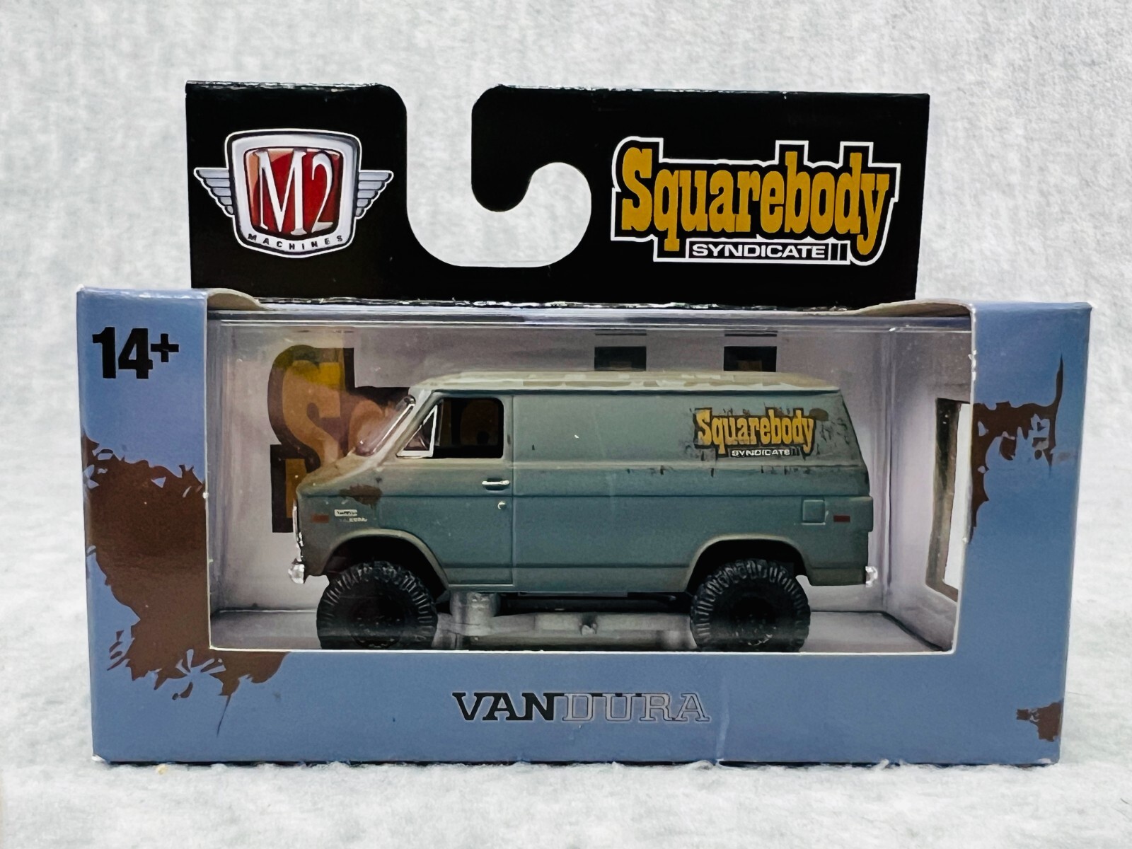 🇺🇸M2 Machines SQUAREBODY Syndicate 1973 GMC Vandura 4x4