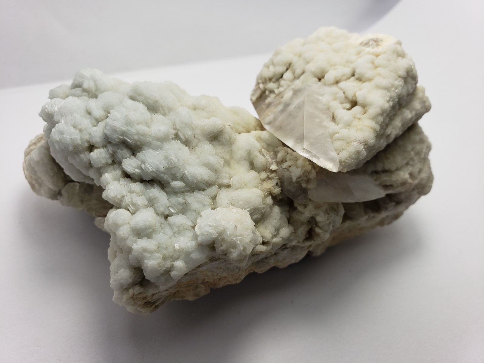 482g NEW BLUE Barite Calcite Fluorite Crystal Mineral Specimen Ontario,Canada