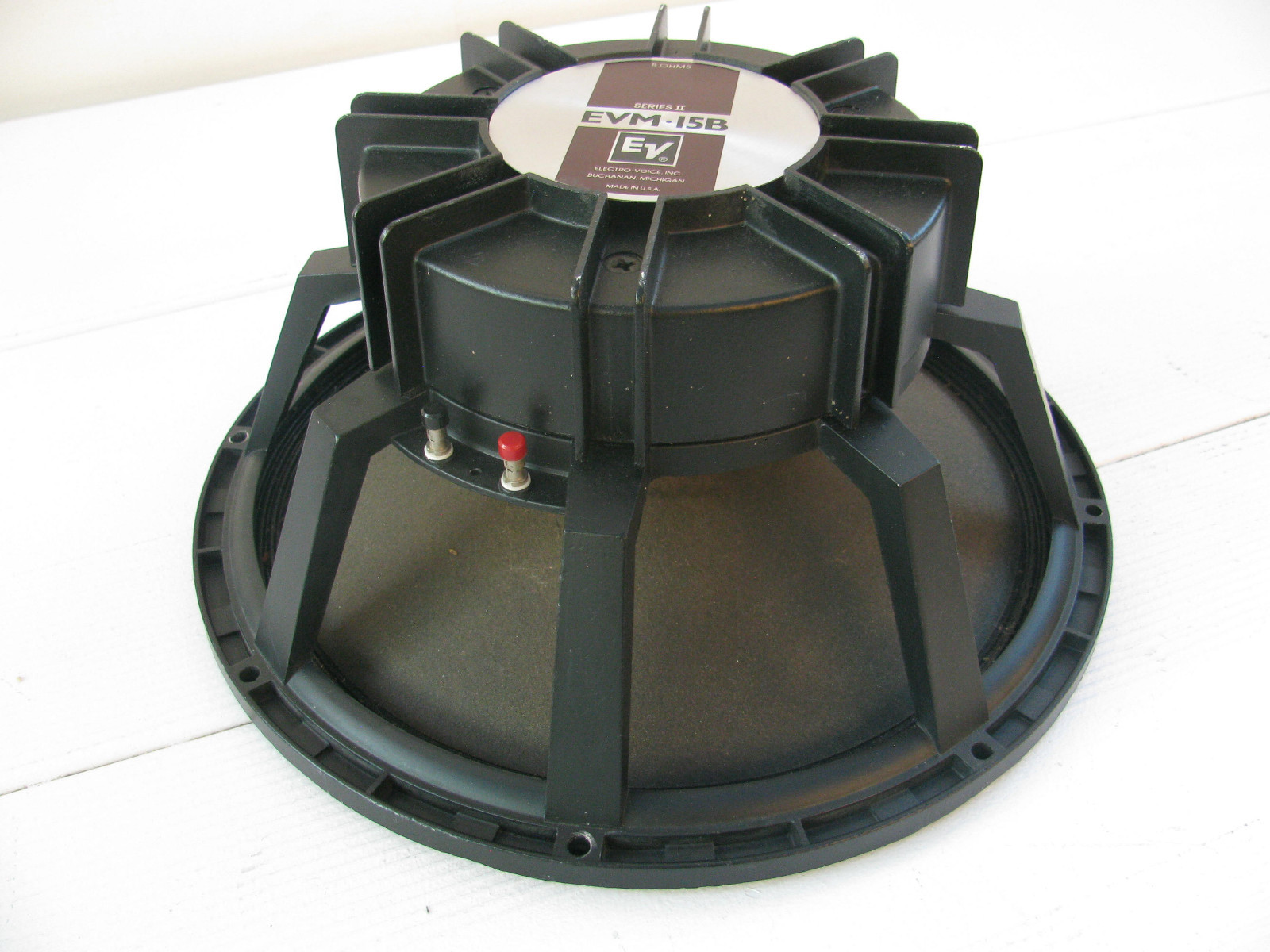 Pair (2) ElectroVoice EVM-15B Series II 8 Ohm 15 Inch Professional Audio Speaker