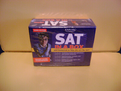 NIB KAPLAN 3rd EDITION SAT FLASH CARDS