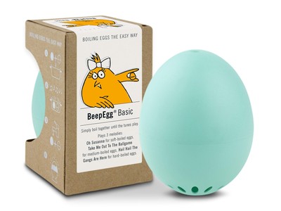 Beepegg Egg Basic Turquoise   Egg Timer for Boiling Eggs   Musical Egg Cooker...