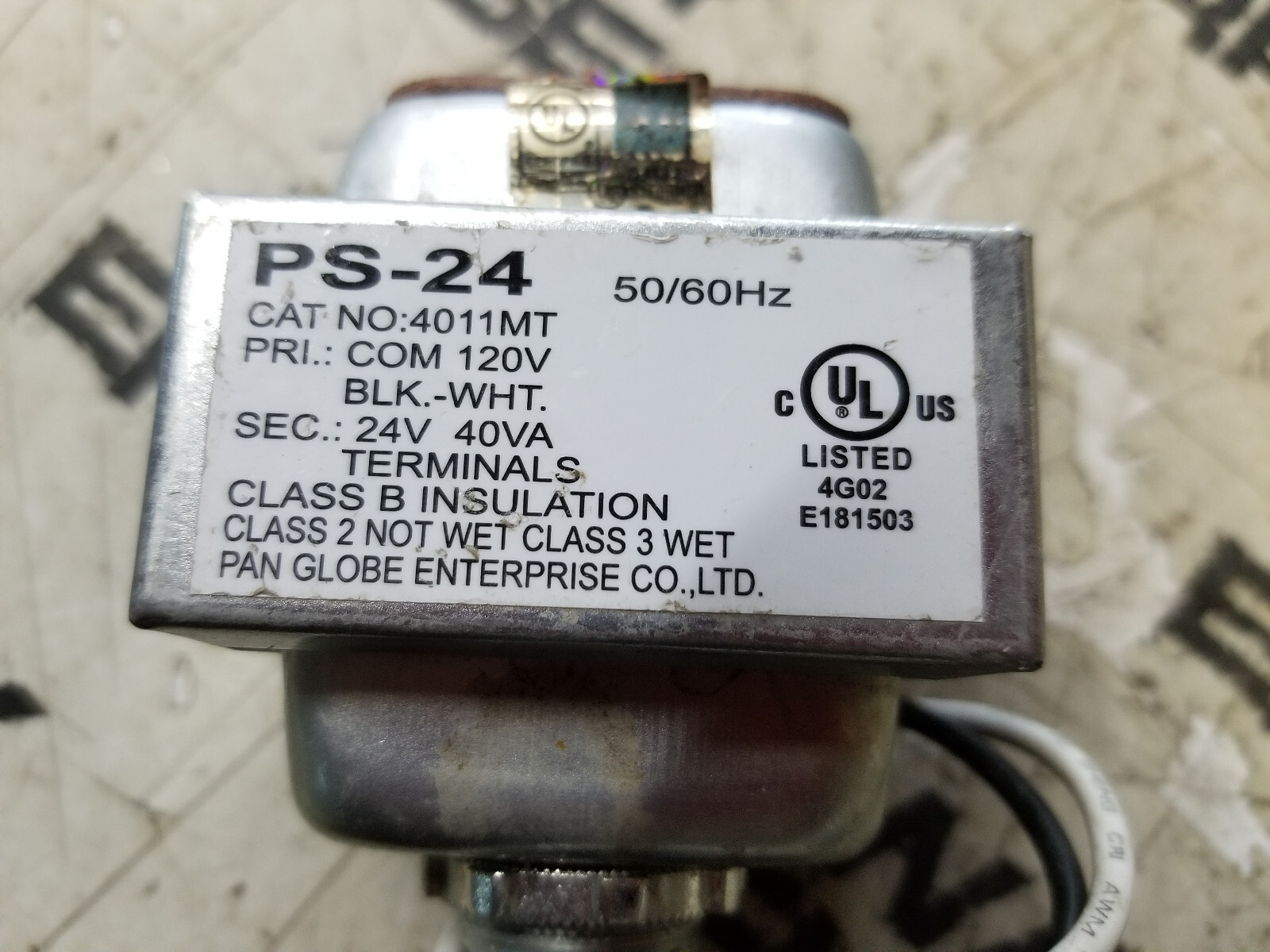 Mircom PS-24 24VAC, 40VA Plug-In Transformer - Picture 1 of 5