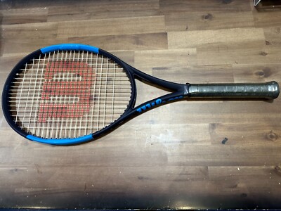 New Wilson Ultra 100 v2 (4 3/8 grip) strung w/Wilson Sensation. 10.6 oz unstrung